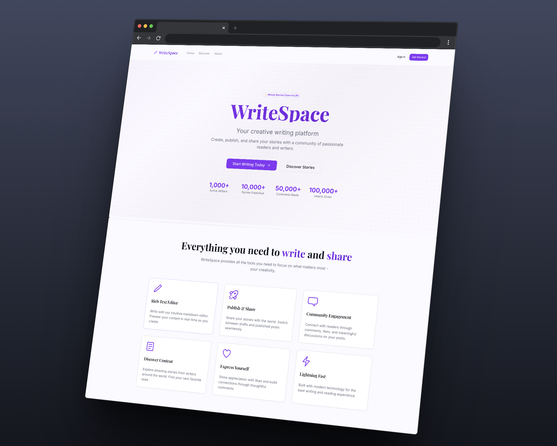 WriteSpace (tRPC Walkthrough)